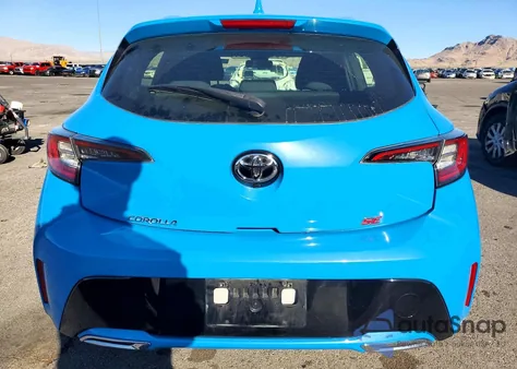 2019 Toyota Corolla Se из США, поврежденный, VIN JTNK4RBE7K3065015
